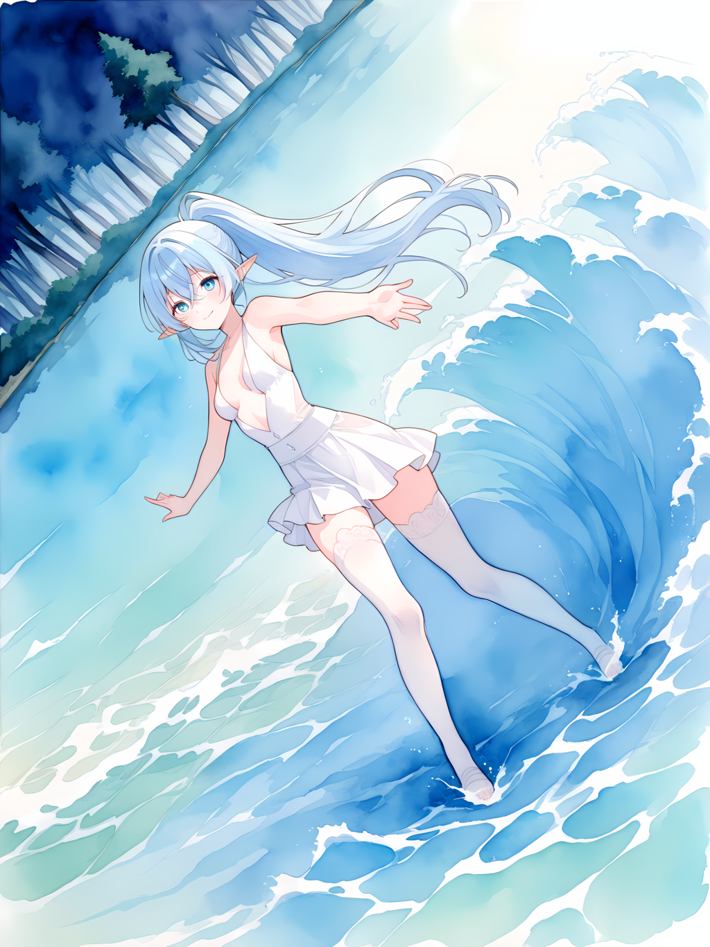 水の妖精 別イラスト