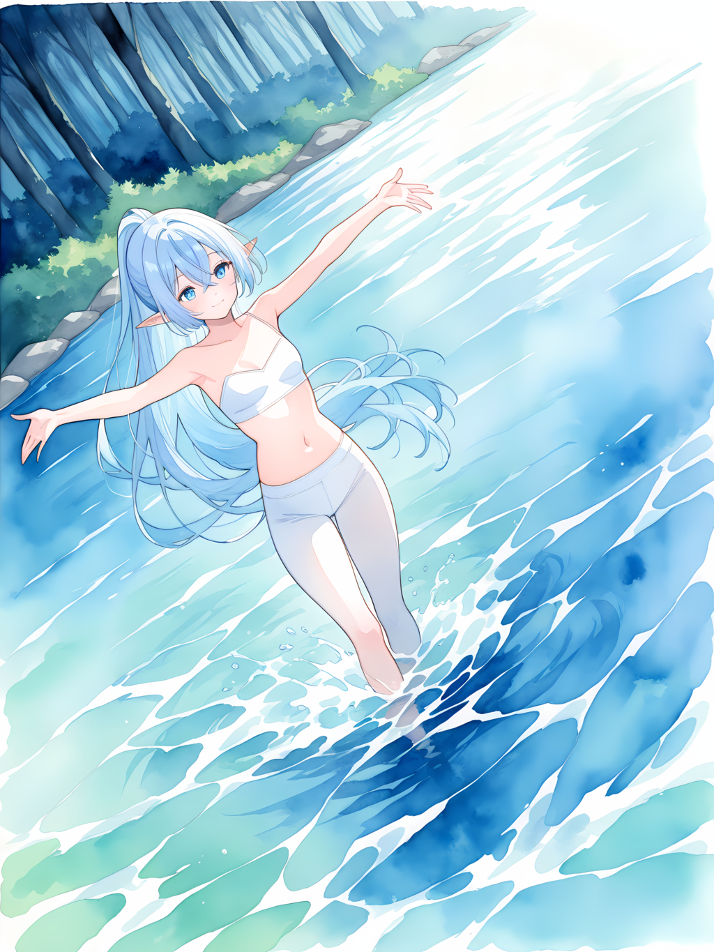 水の妖精 別イラスト