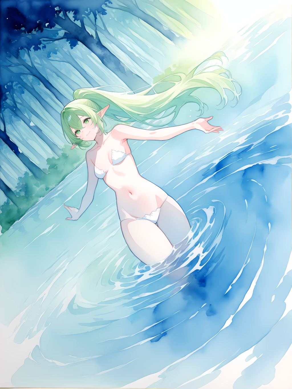 水の妖精 別イラスト