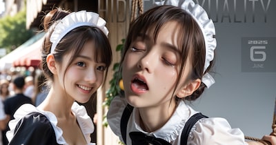35枚)もっと縛って♡メイドさん①【BDSMFAN】