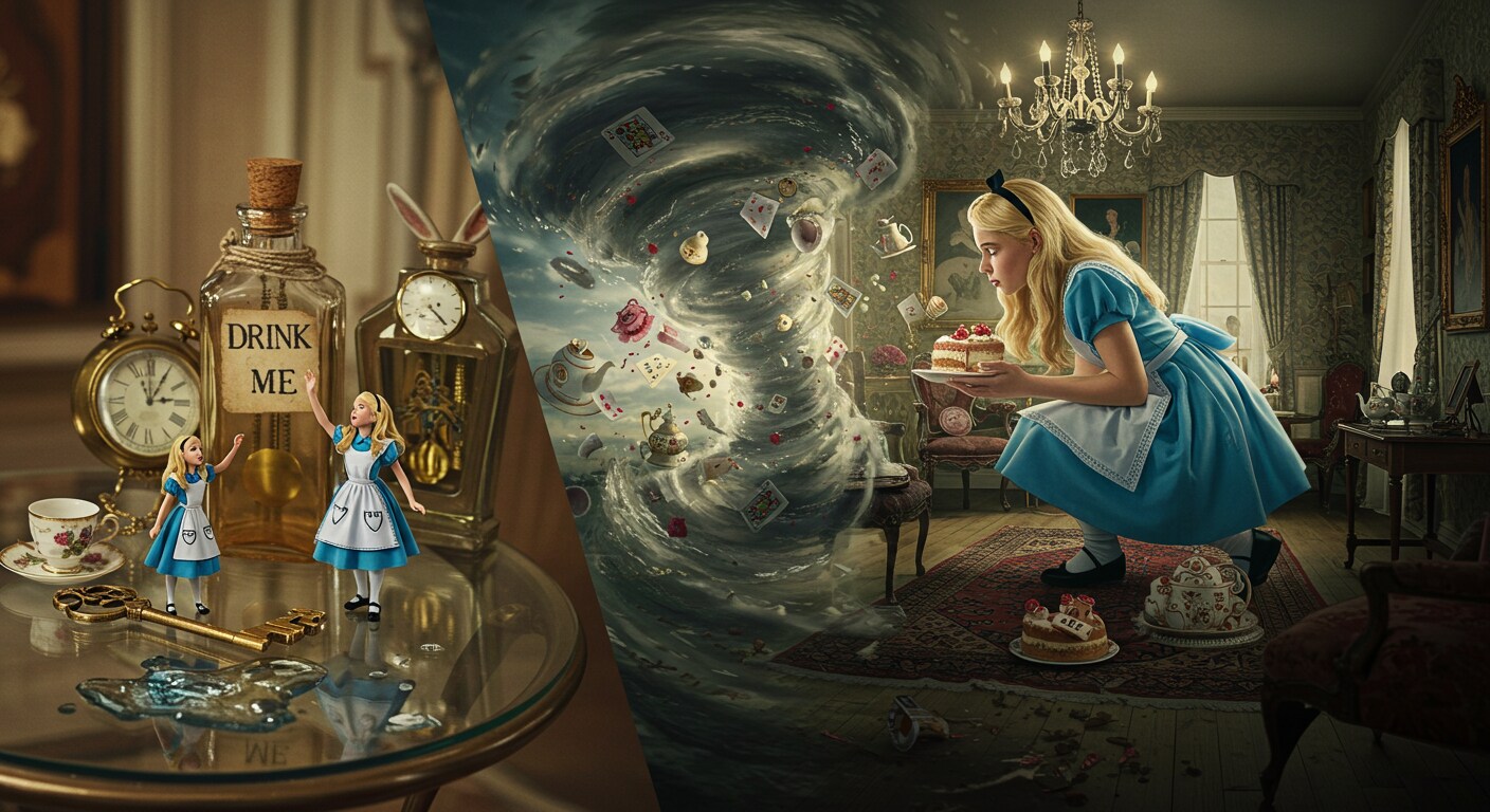 薬とケーキで体が伸縮する悪戦苦闘 -2