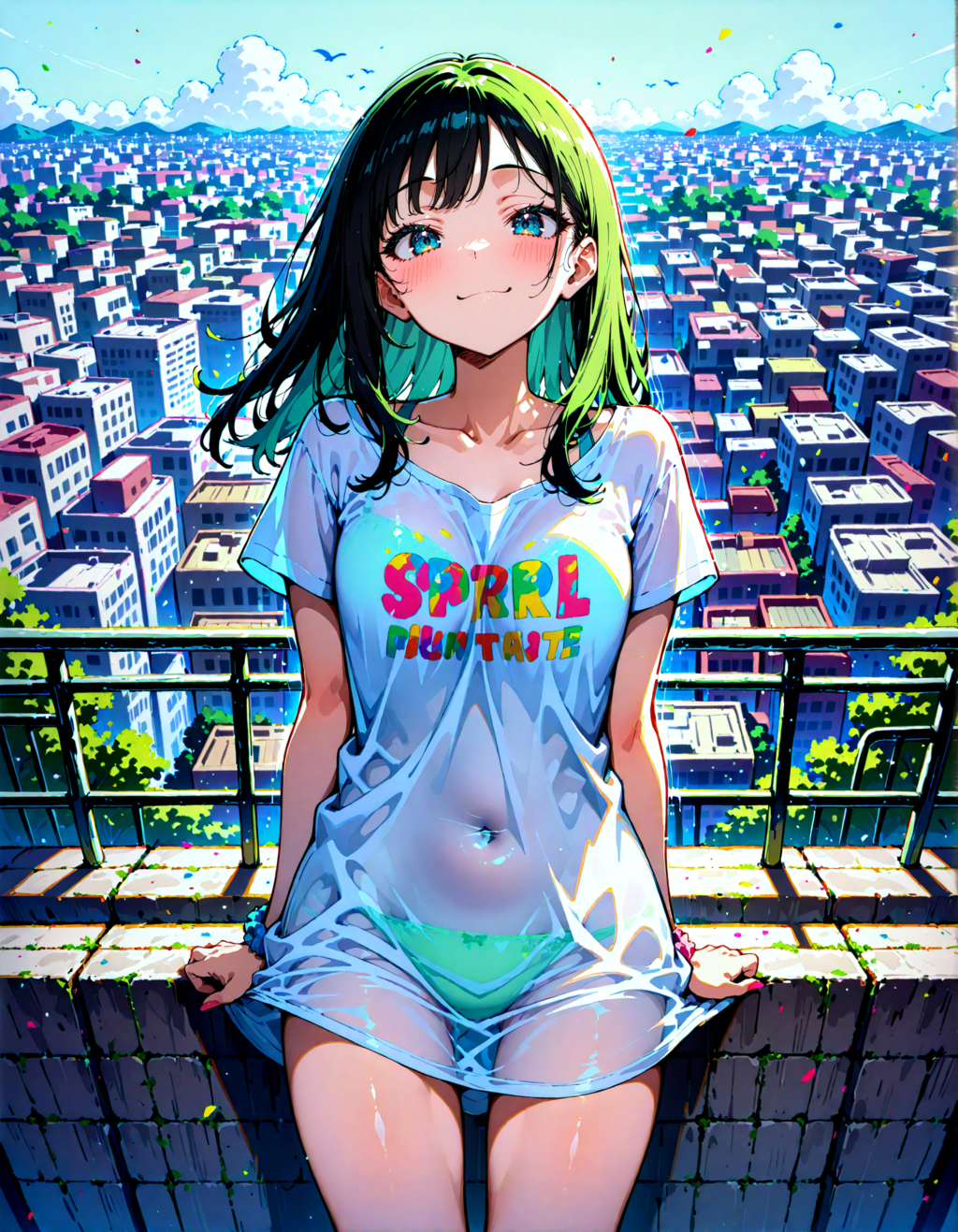 色白ギャル