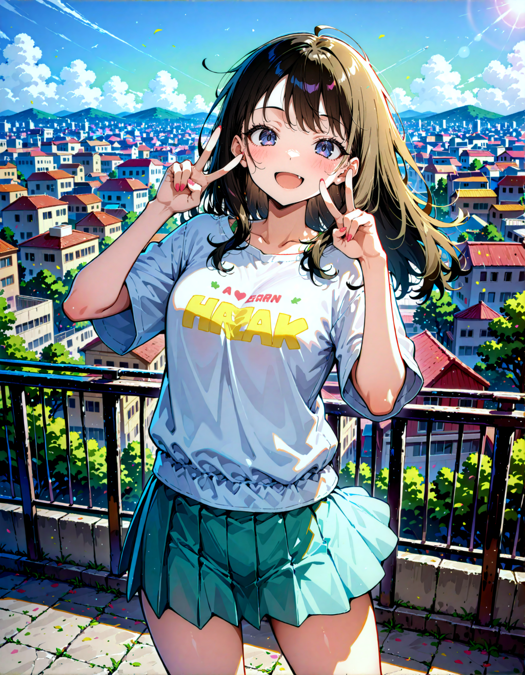 色白ギャル