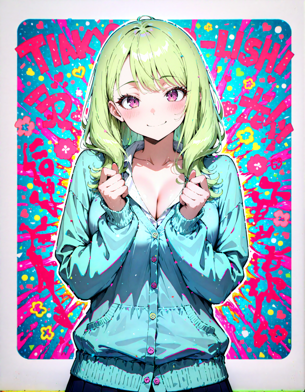 色白ギャル