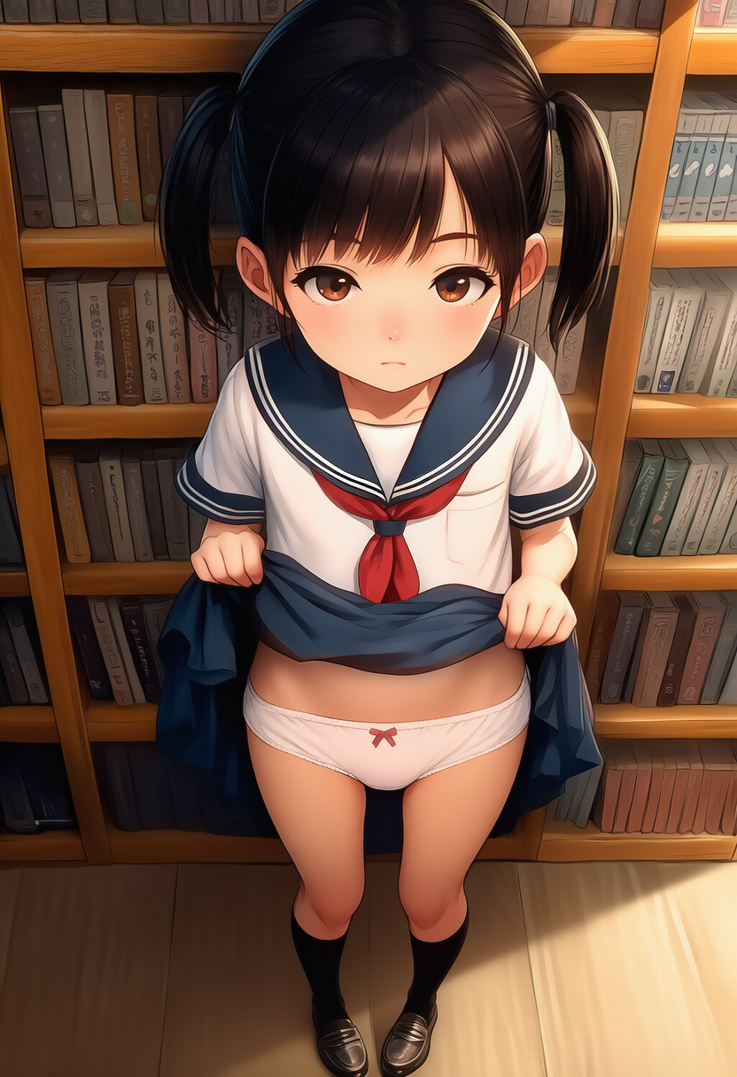 いろんな表情と主観見抜き差分たっぷり【図書室で大人ちんこ観察】⑦
