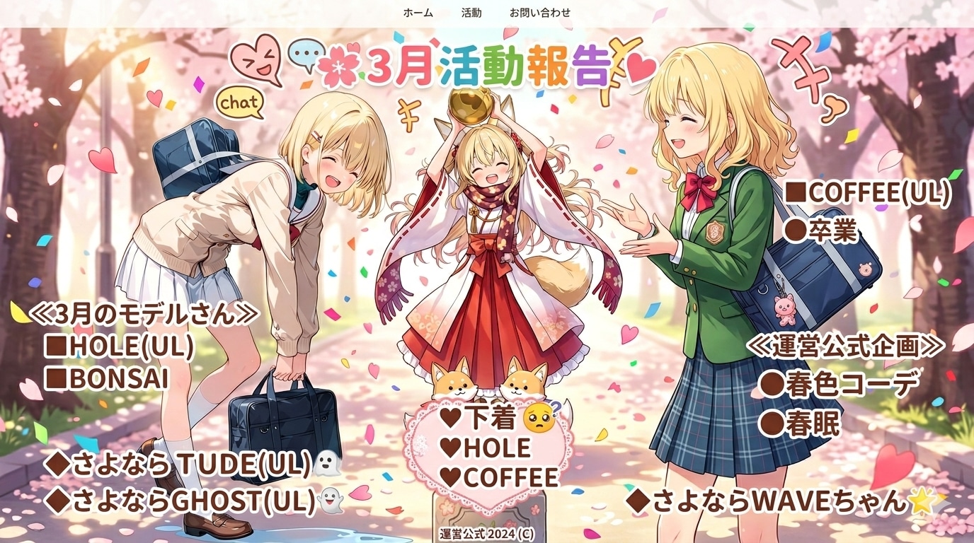 🌸3月活動報告