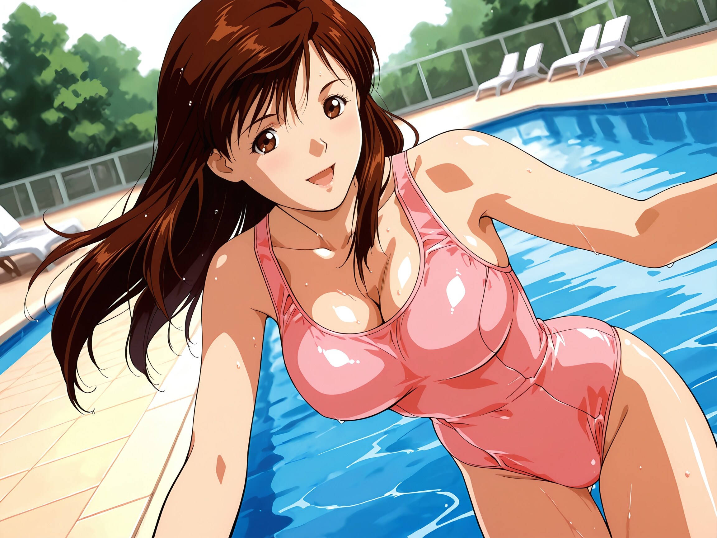 【スーパーリアル麻雀PⅥ】栗原真理：てんてーと水着デート♬