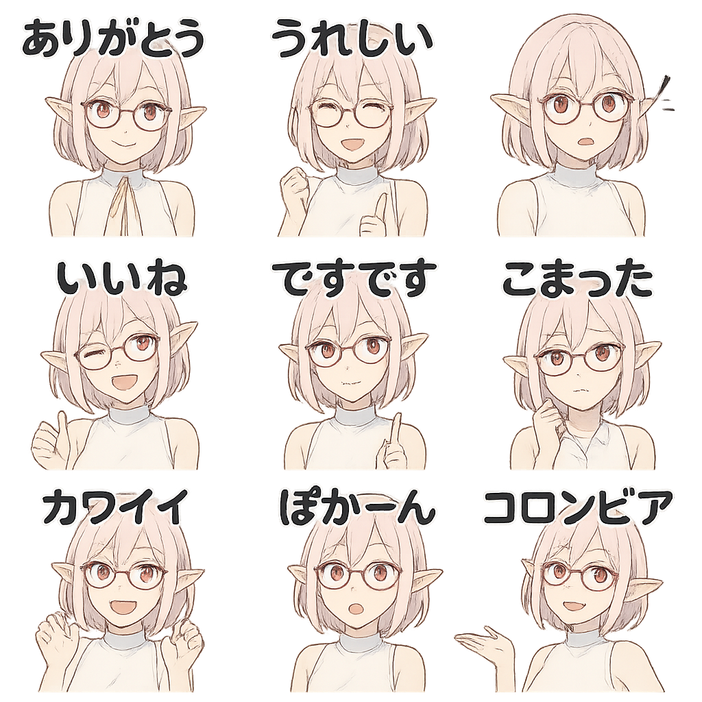 015：ChatGPTでLINEスタンプ