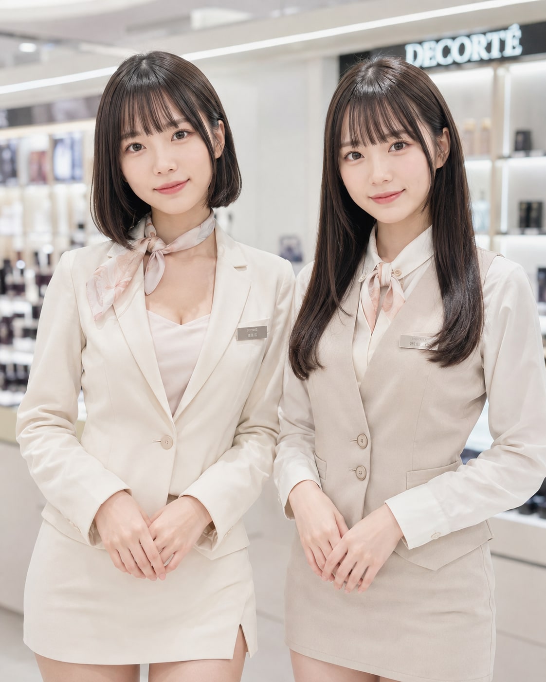 化粧品販売の綺麗なお姉さんのお腹を大きくしました🍼💕