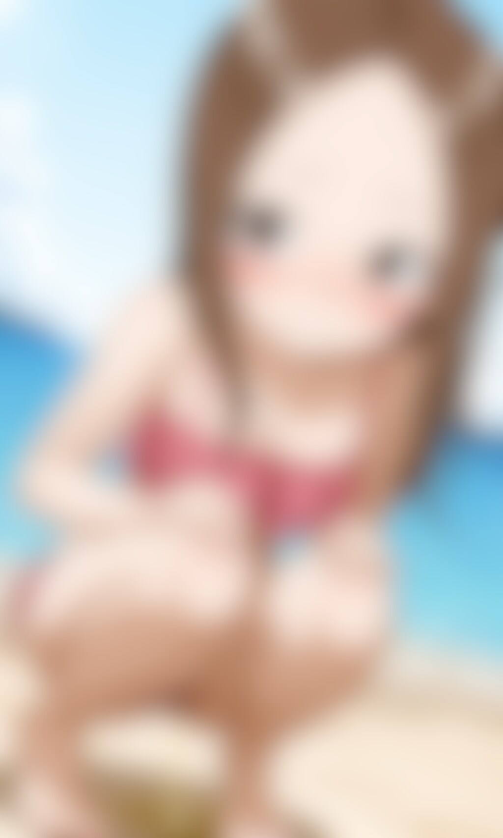 おしっこお漏らしチャレンジ【高〇さん】(水着)