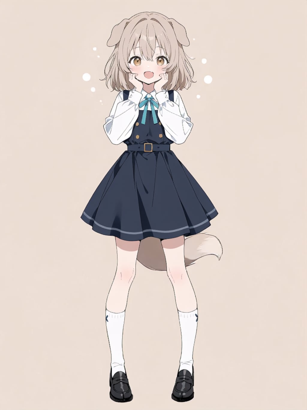 変身！イヌミミパワードスーツ ブラック！【パラパライラスト】