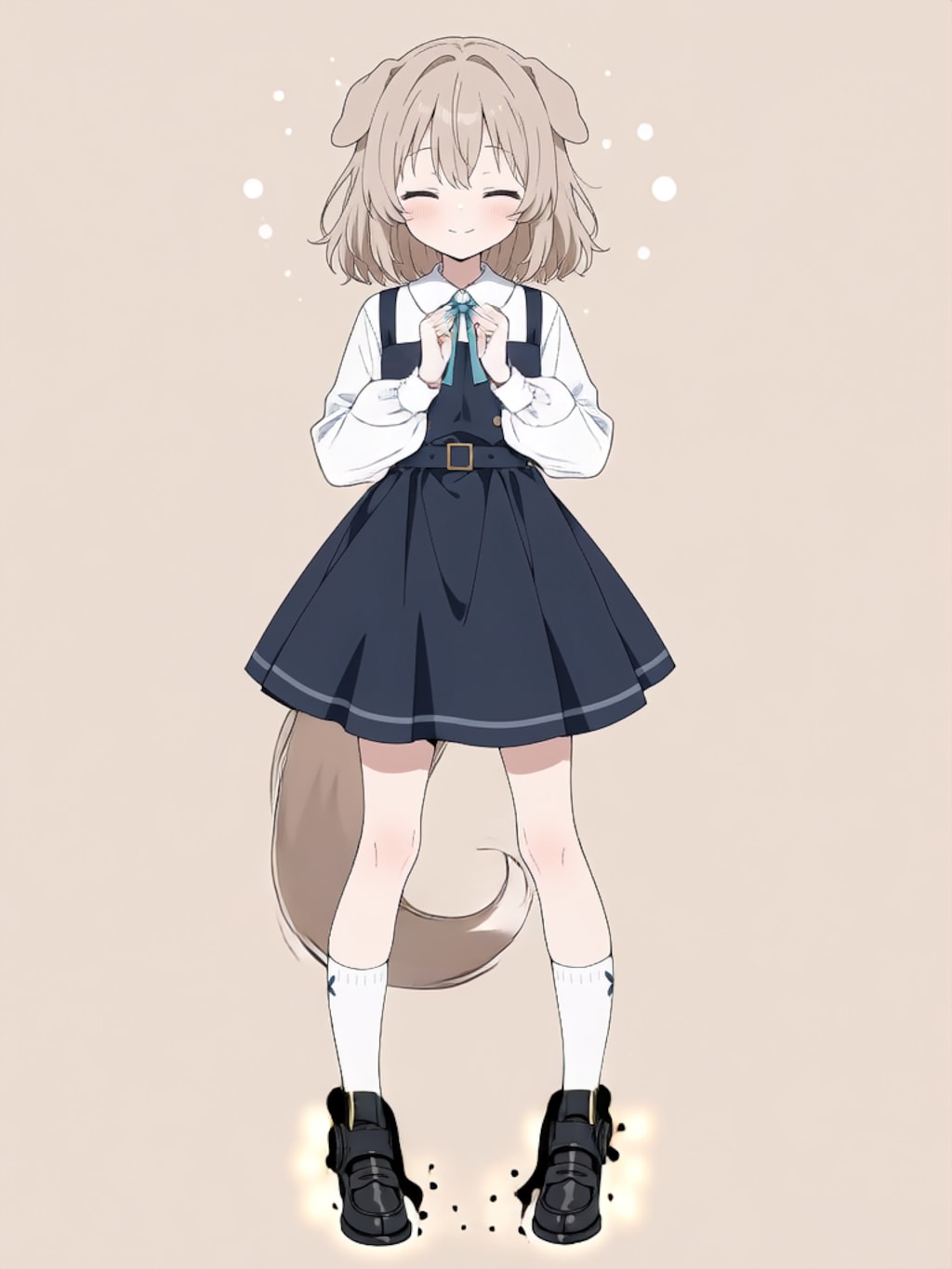 変身！イヌミミパワードスーツ ブラック！【パラパライラスト】