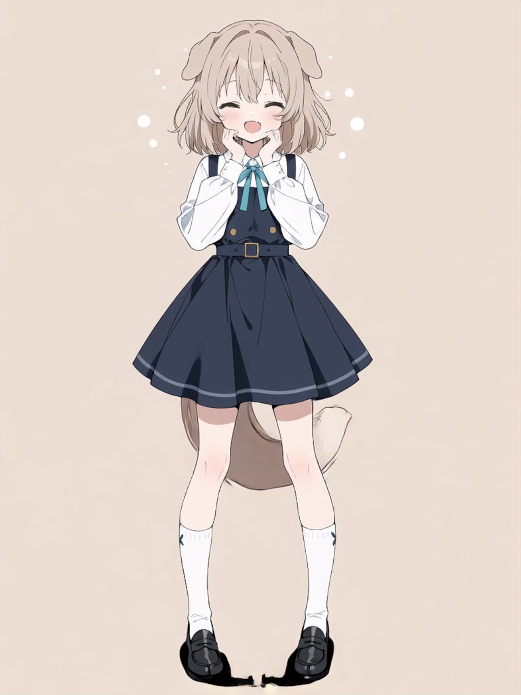 変身！イヌミミパワードスーツ ブラック！【パラパライラスト】