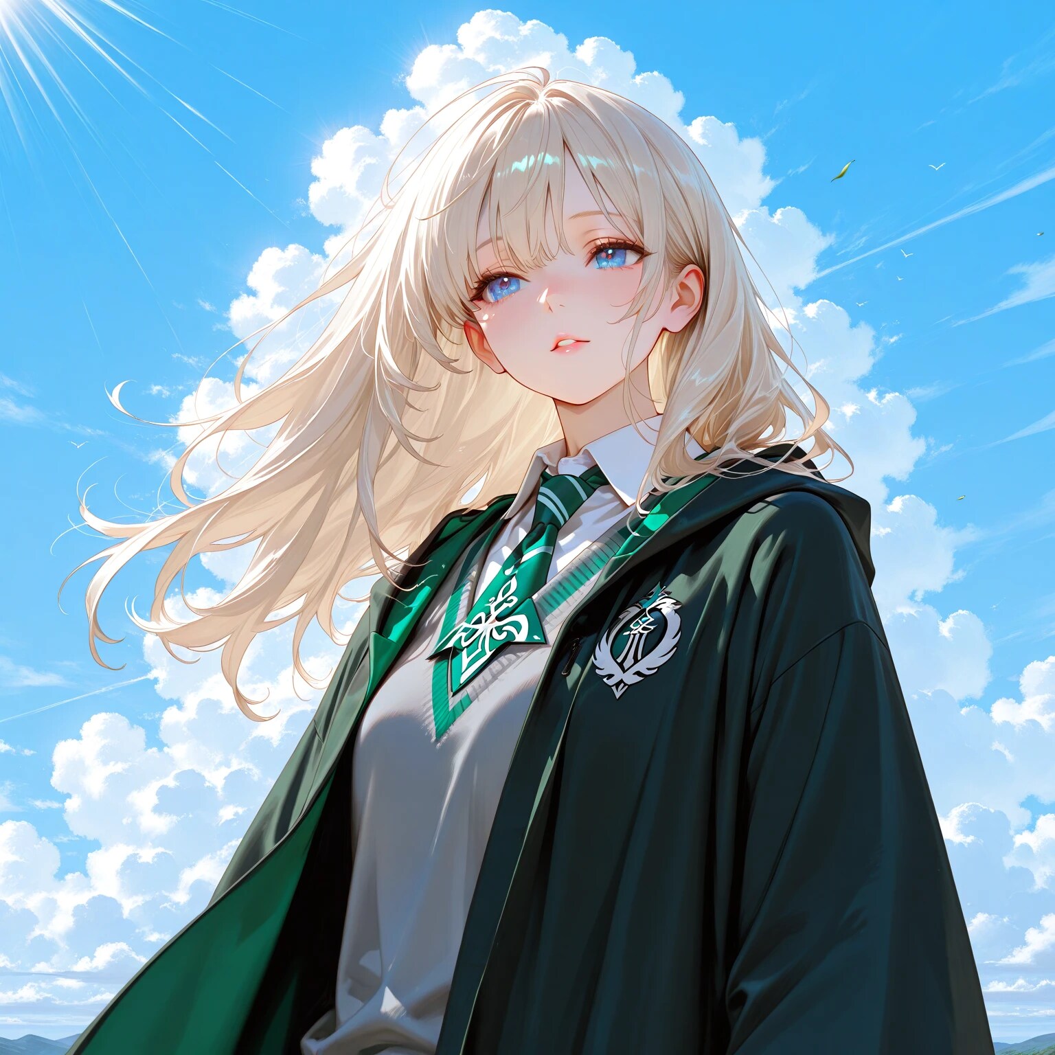 Hermi◯ne with スリザリンの制服