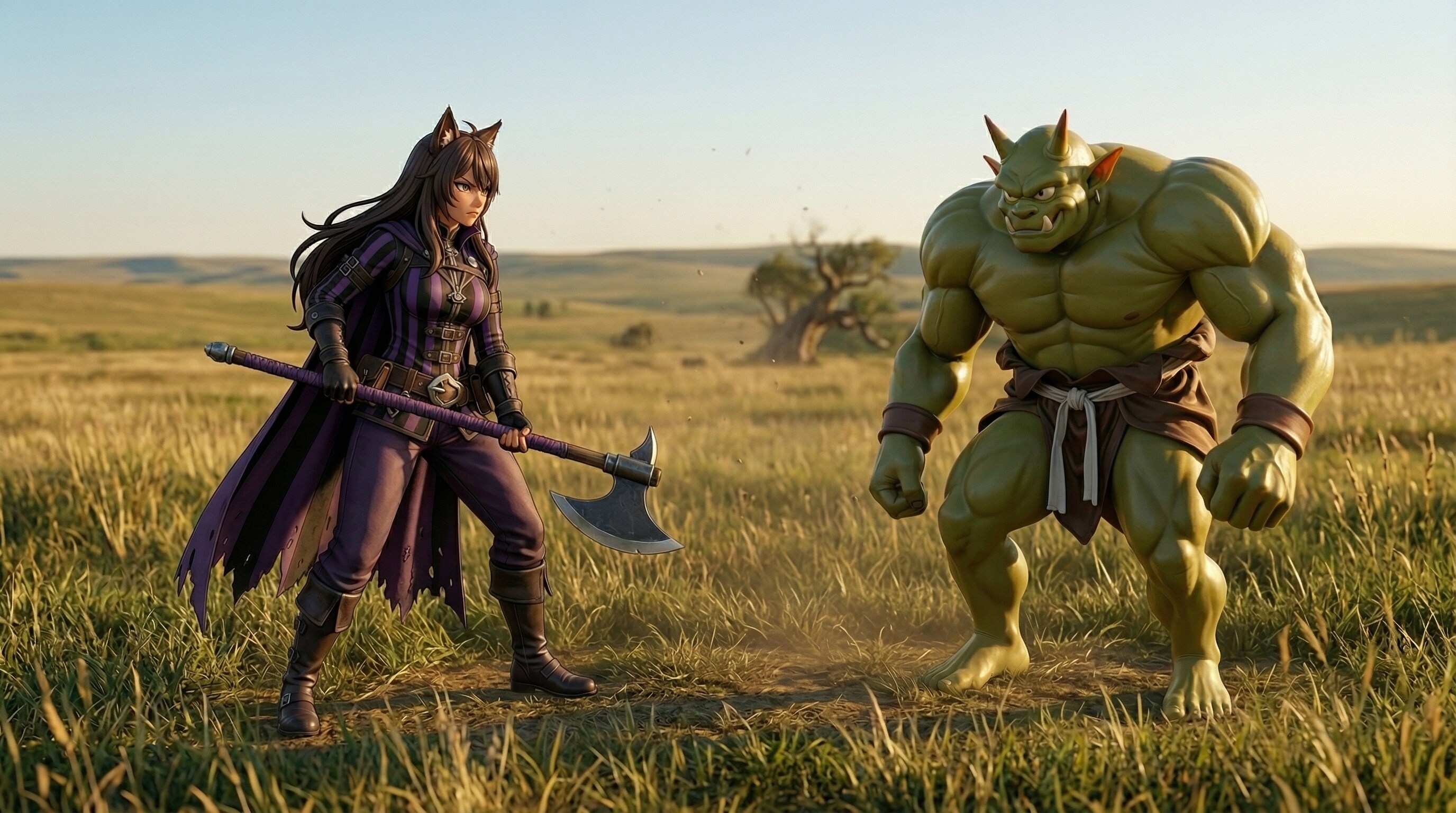 エロ動画「モンスターにイカされる（仮称）」オーガ編