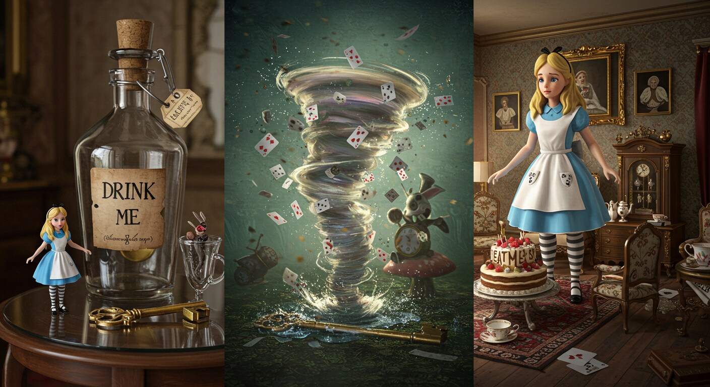 薬とケーキで体が伸縮する悪戦苦闘 -3