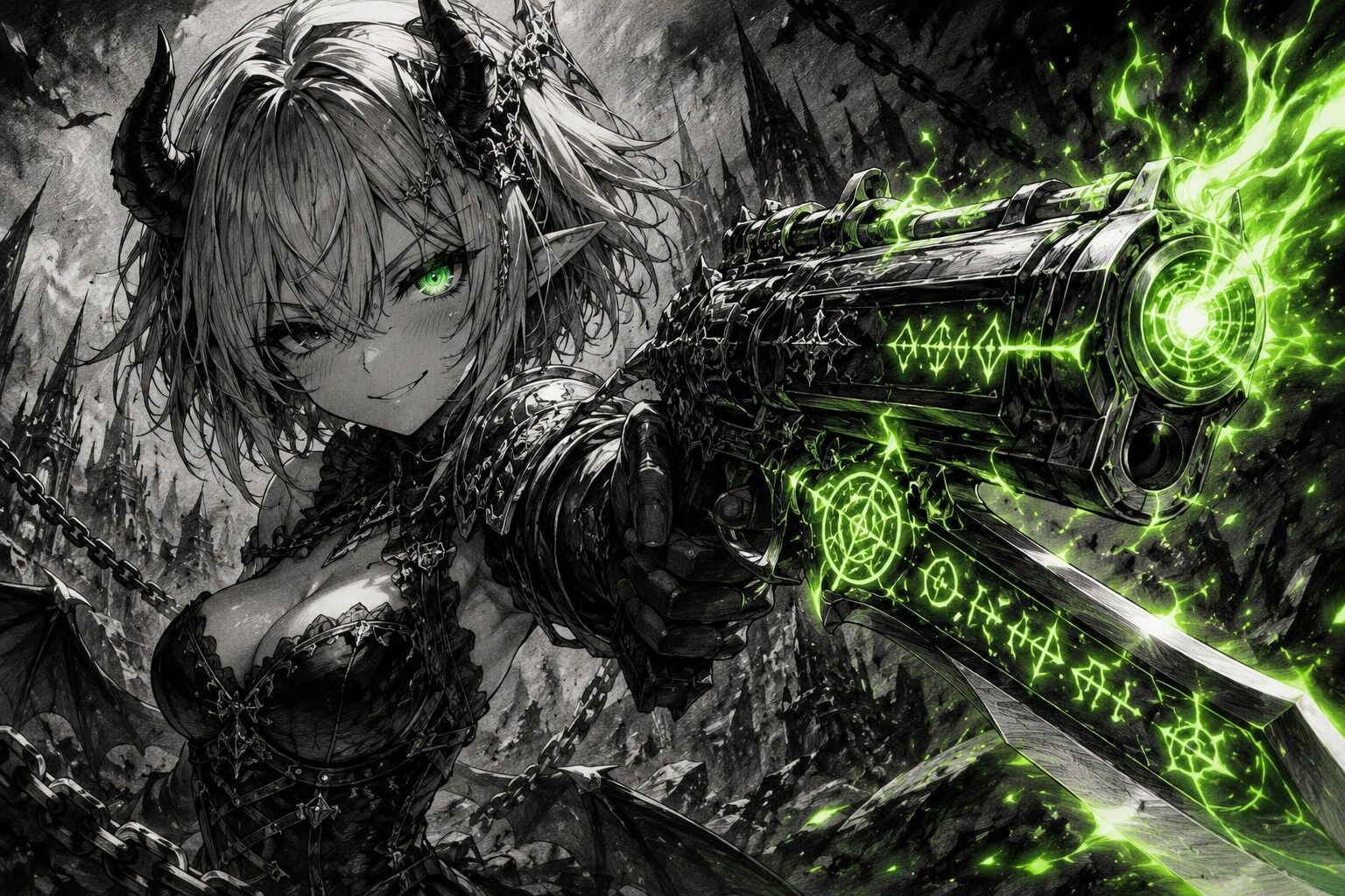 魔導銃剣の悪魔少女
