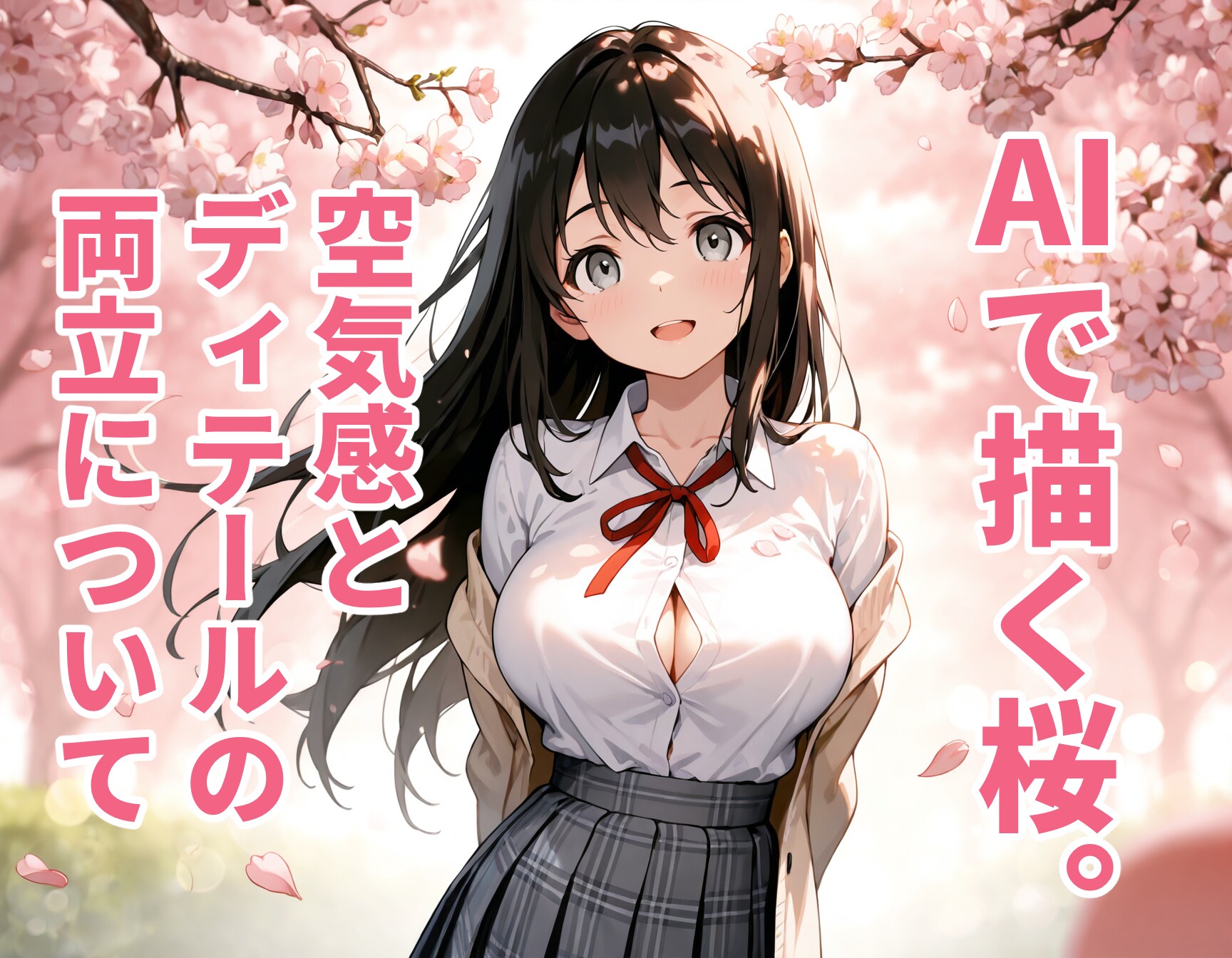 AIで描く桜。空気感とディテールの両立について