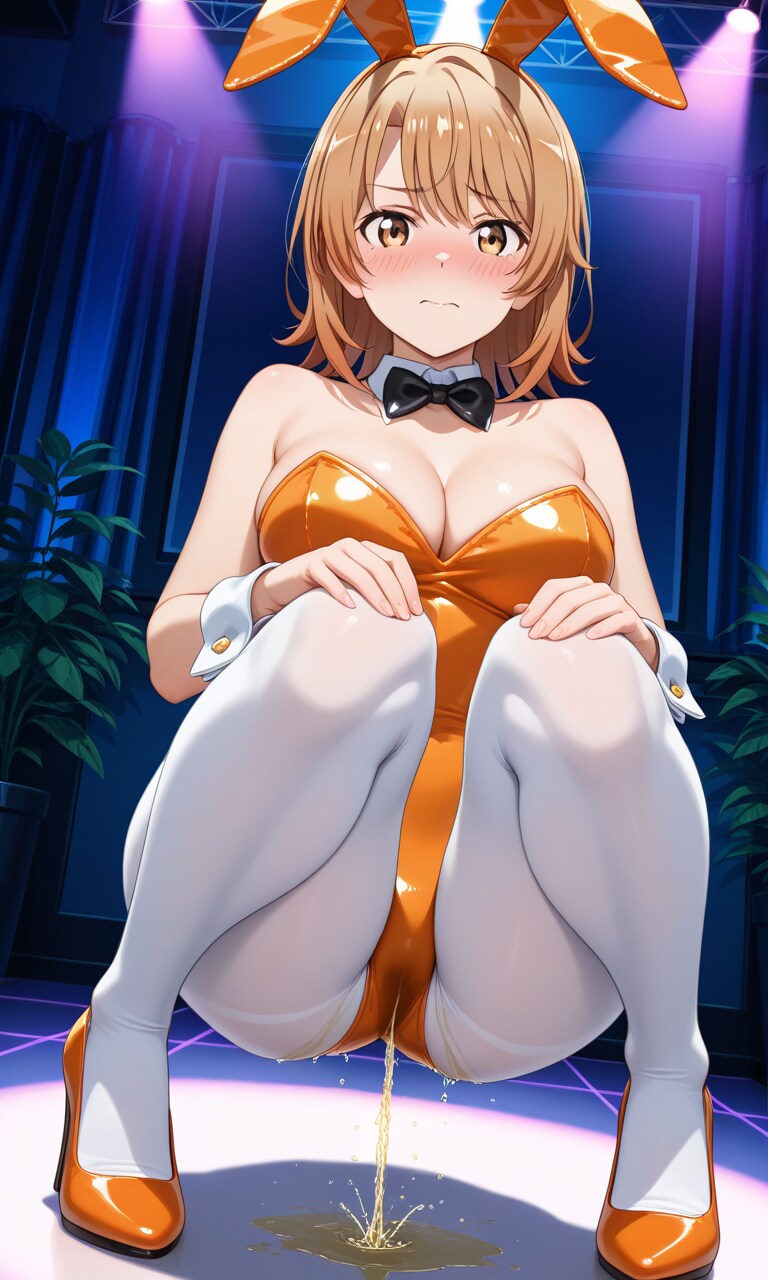 おしっこお漏らしチャレンジ【一〇いろは】(バニーガール)