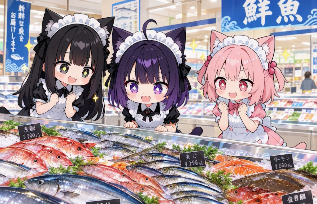 スーパーちちぷいで買い物へ【パラパライラスト４０】