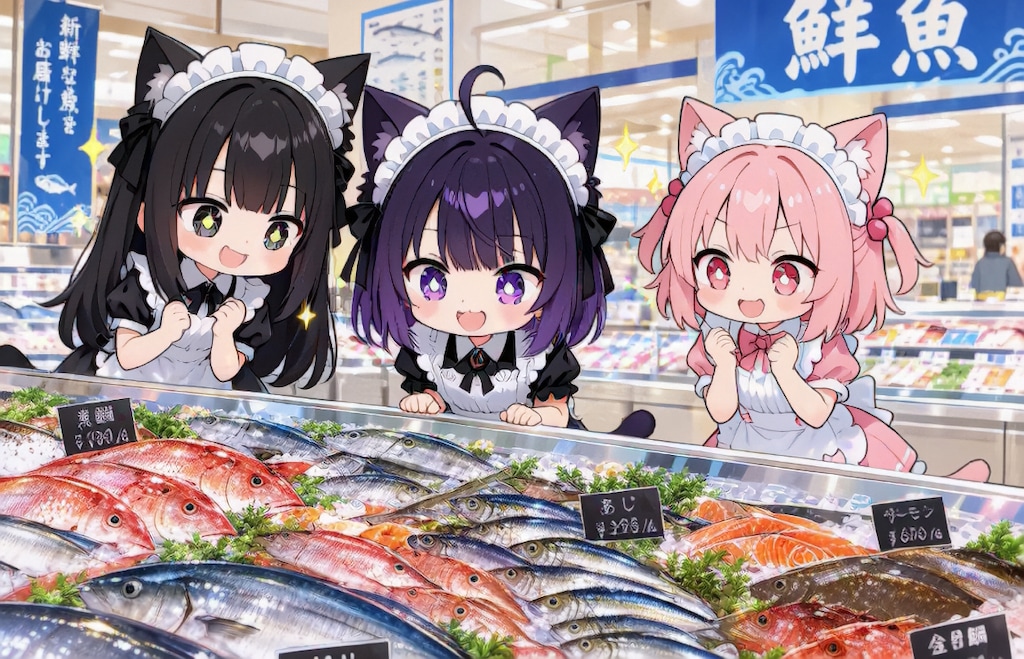 スーパーちちぷいで買い物へ【パラパライラスト４０】