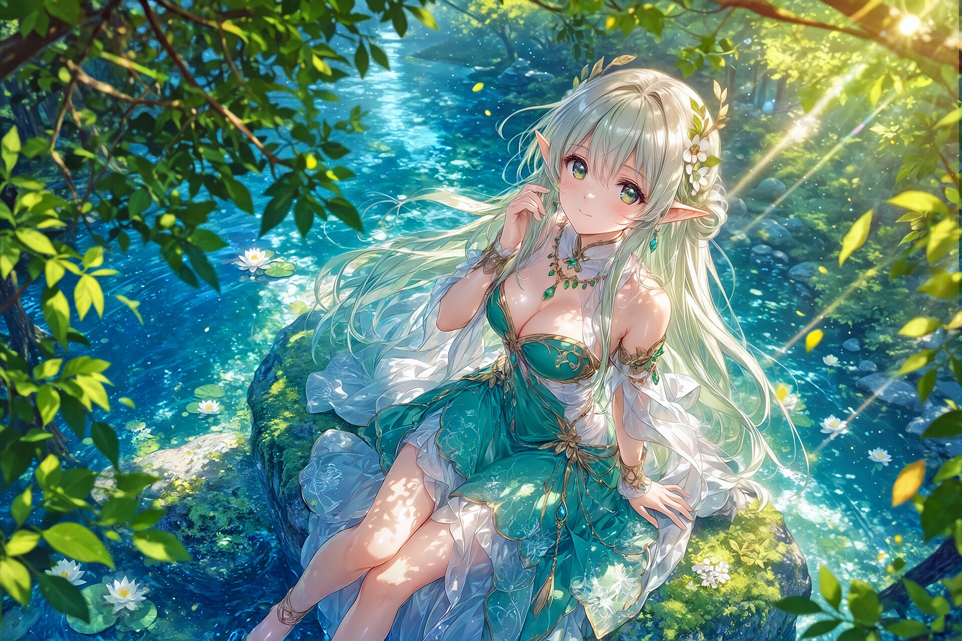 湖畔のエルフ