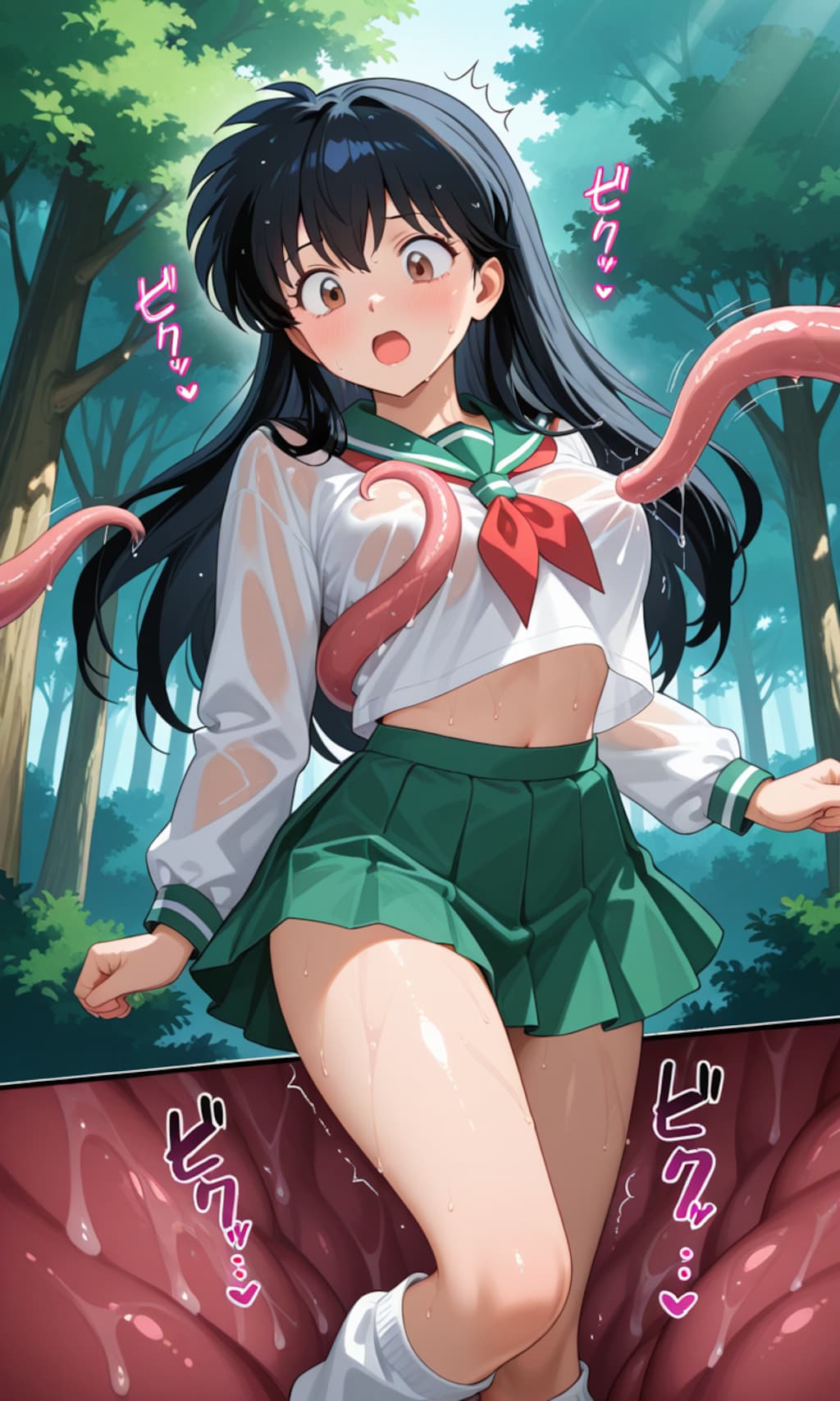 【コスプレ】触手様に襲われて