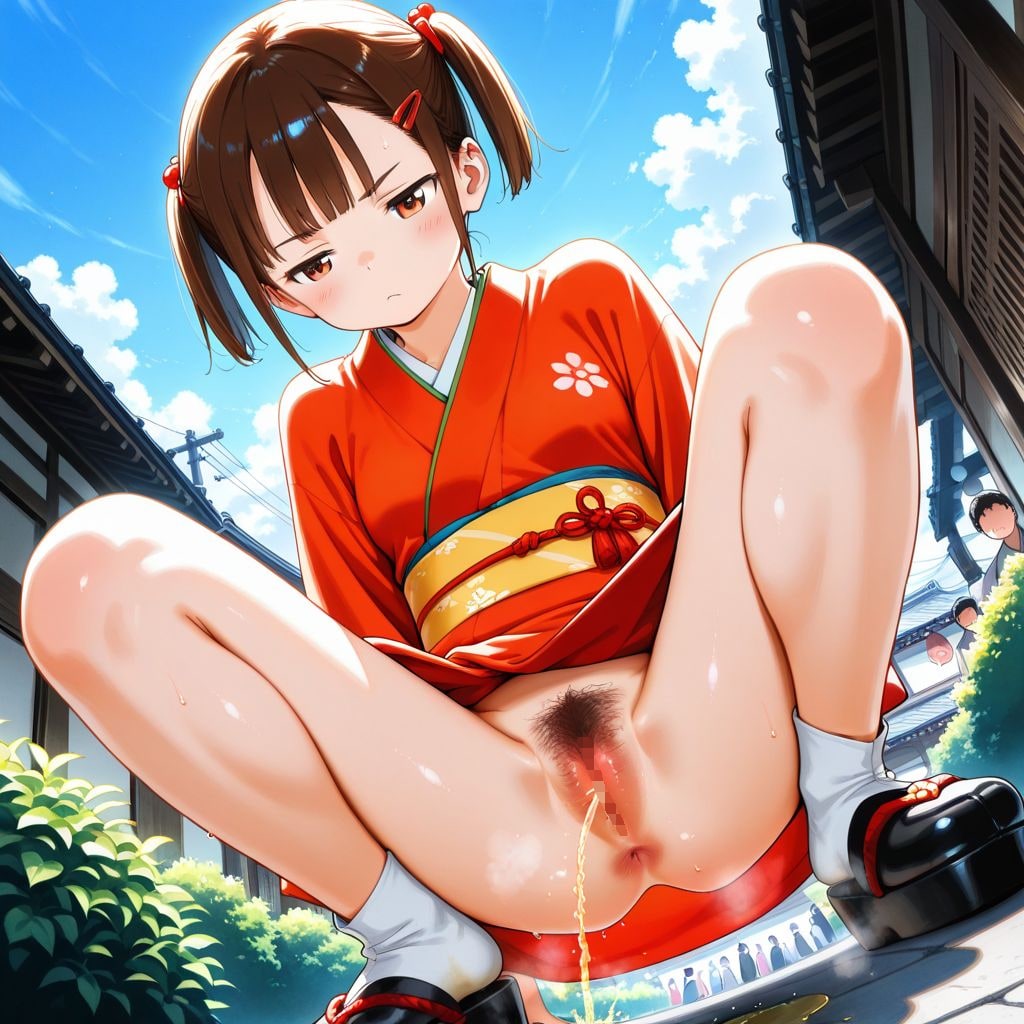 初詣の帰り、我慢できなかった…