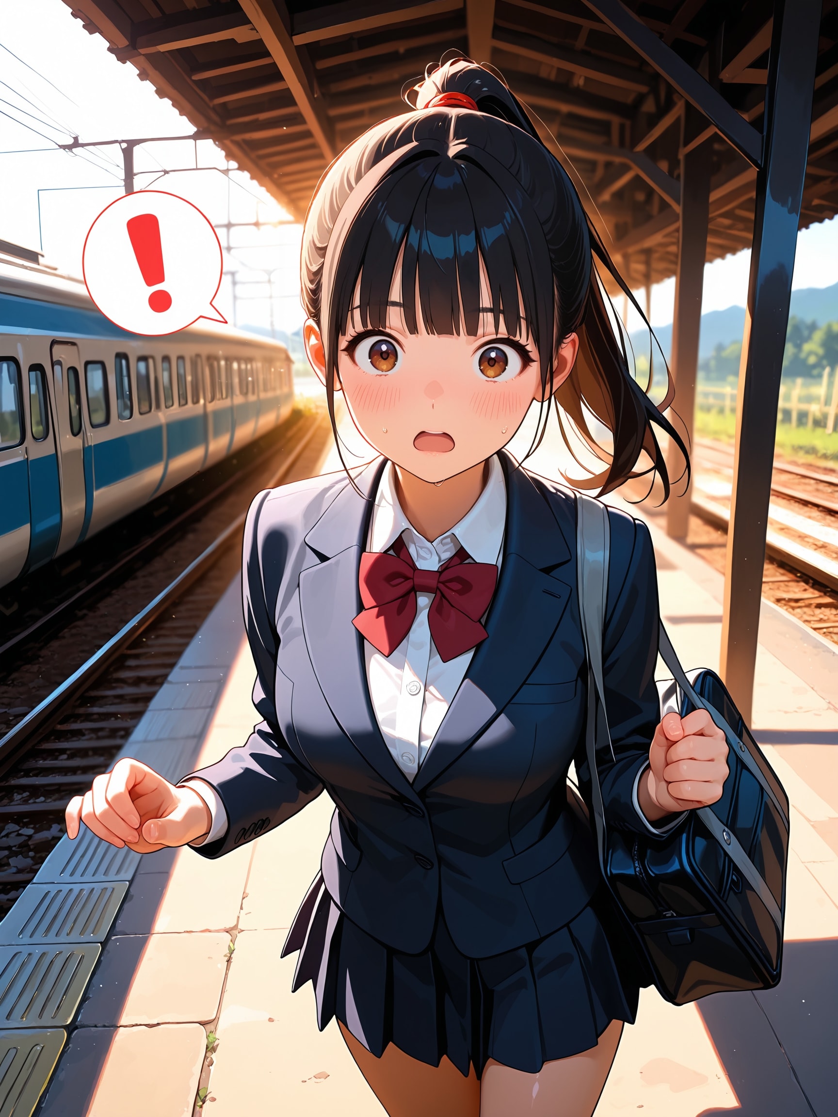 【電車で出会ったJKを…】偶然から…魔が差す瞬間へ