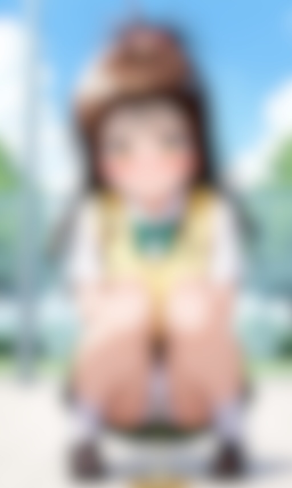 おしっこお漏らしチャレンジ【結〇美柑】(制服)