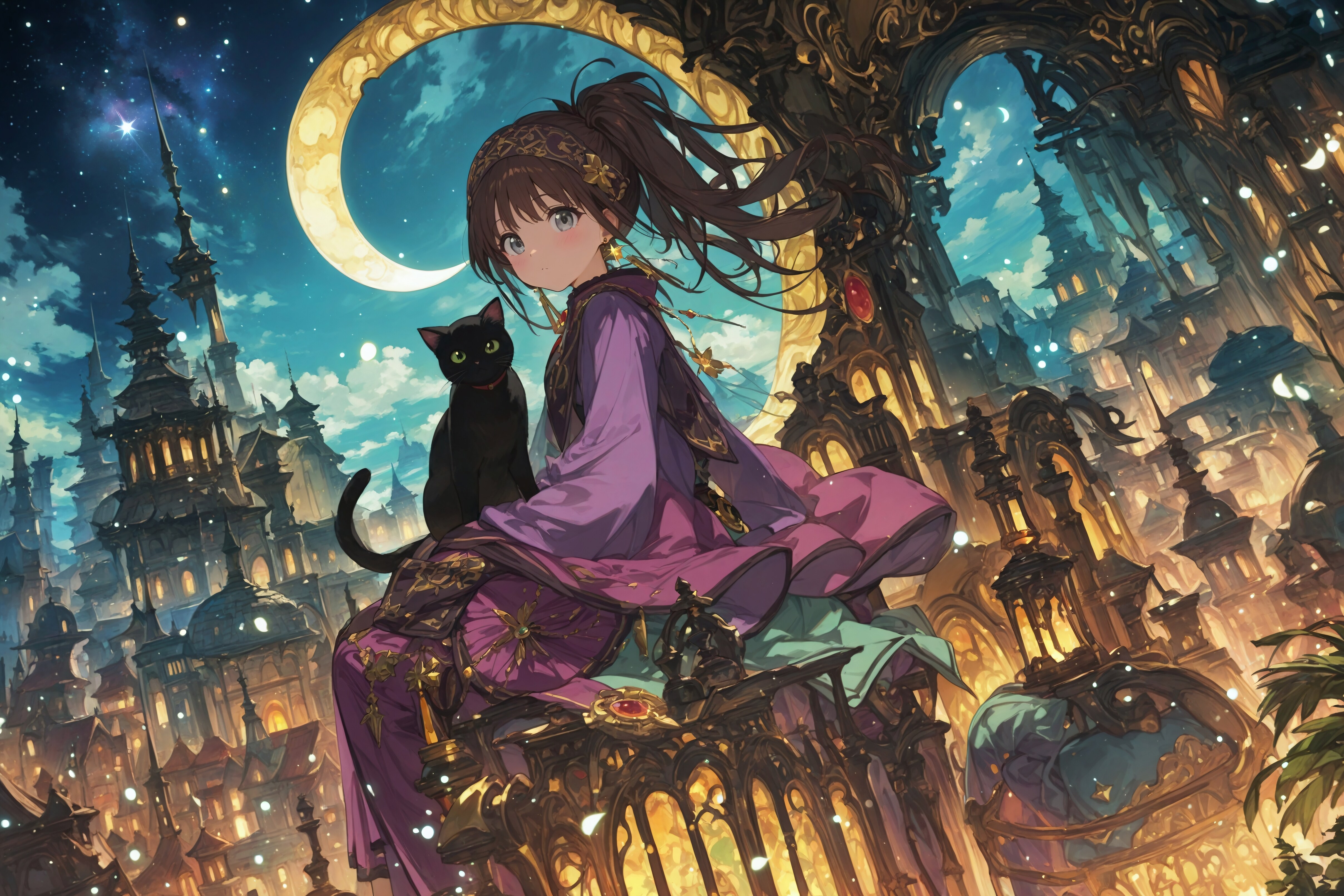 黒猫と少女と幻想都市