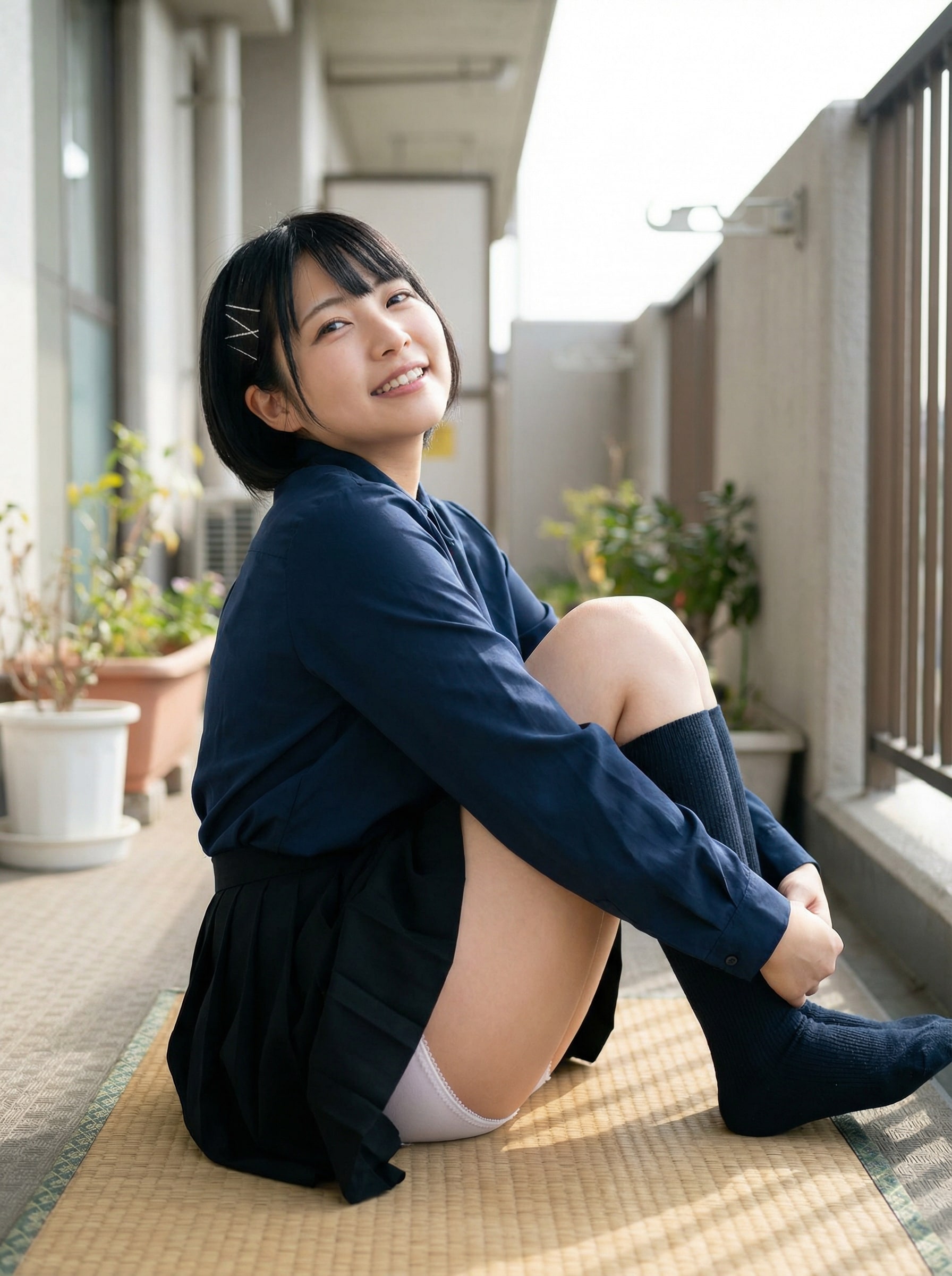 ベランダパンチラ