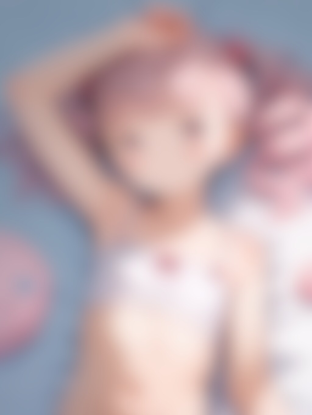 擬人化したピンクトルマリンちゃんの指オナ、くぱぁ、潮吹きなど（25枚）