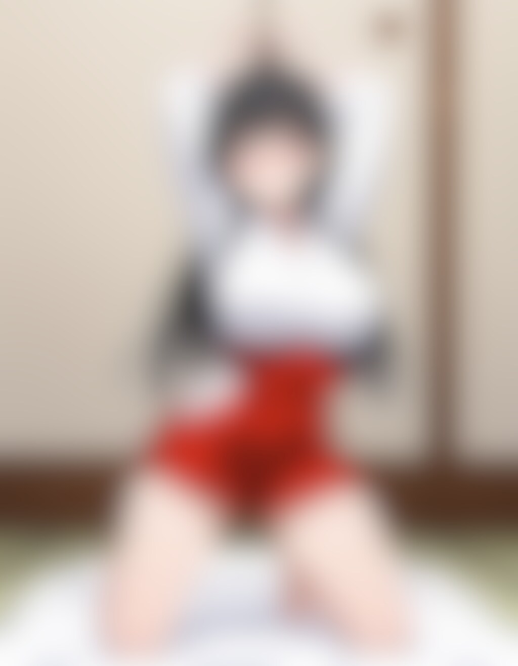神主さんにお仕置きされる巫女ちゃん