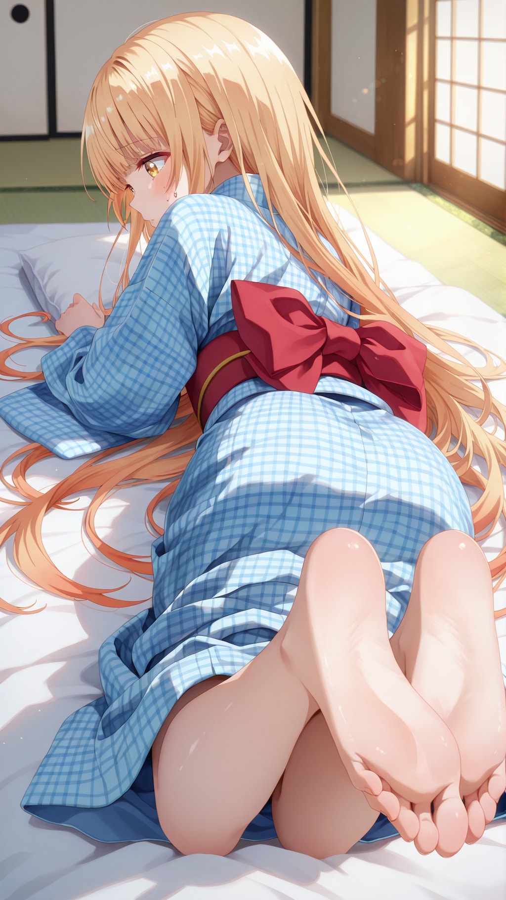 足を揉んでくれてもいいのですよ