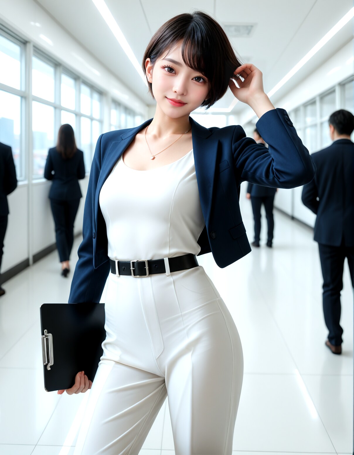 251117P【8+3枚】美尻パンツスーツの瞳ママ