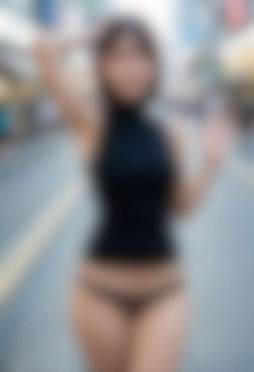 【40枚】腋毛露出お姉さん