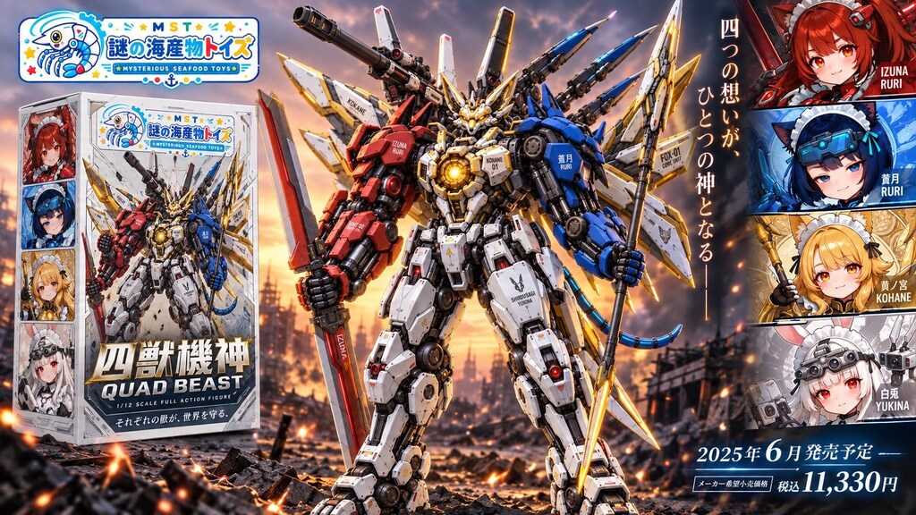 謎の海産物フィギュアコレクション１２３