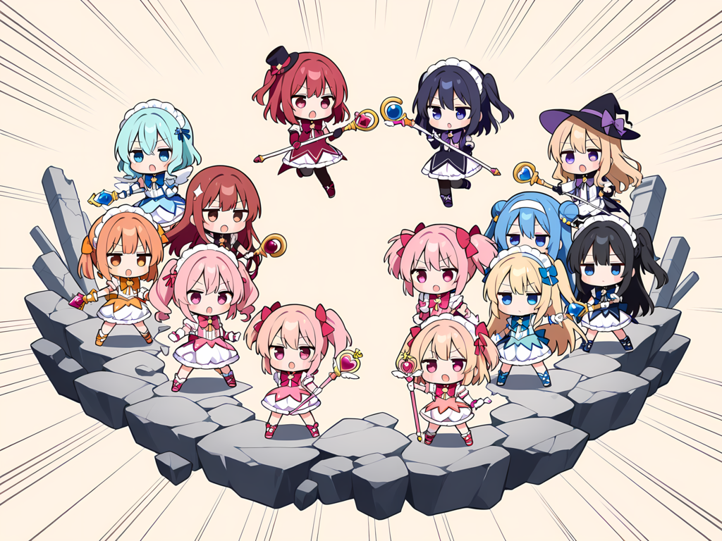 魔法陣 別イラスト
