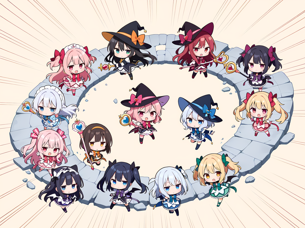魔法陣 別イラスト