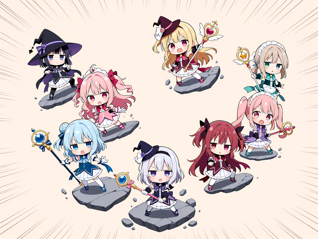 魔法陣 別イラスト