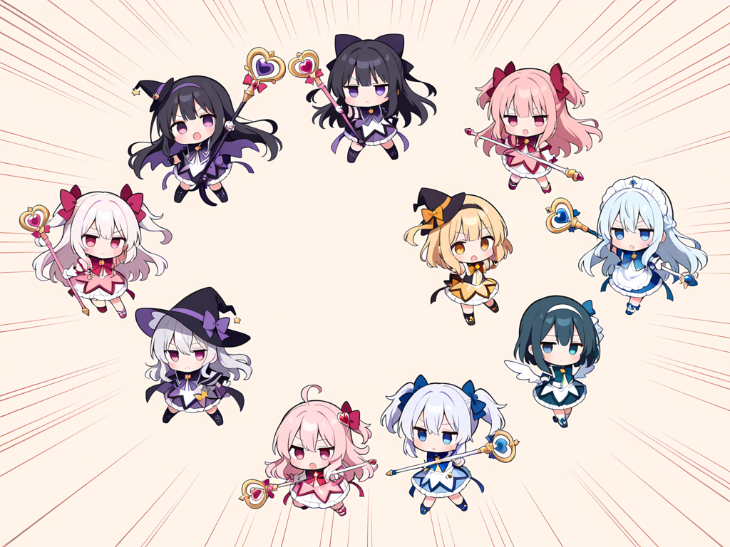 魔法陣 別イラスト