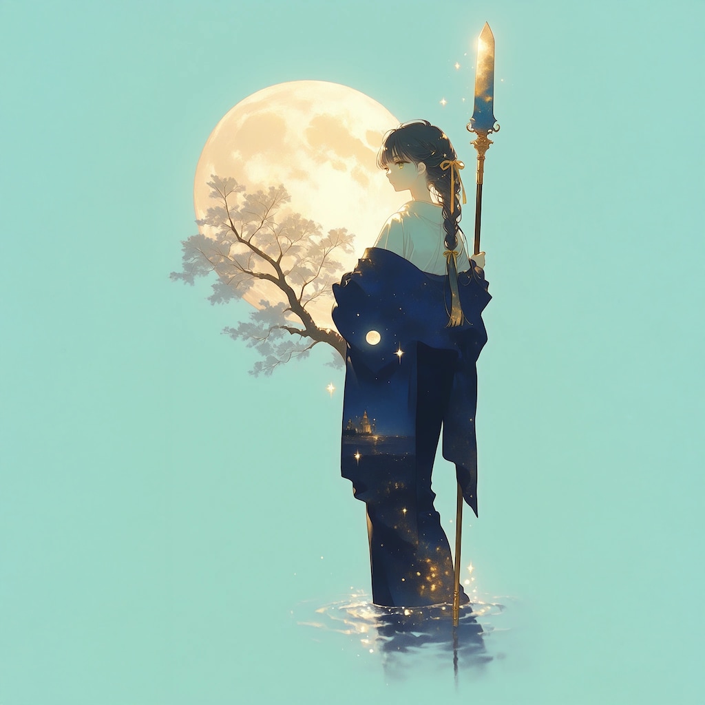 【作りすぎたでござる】月と着物