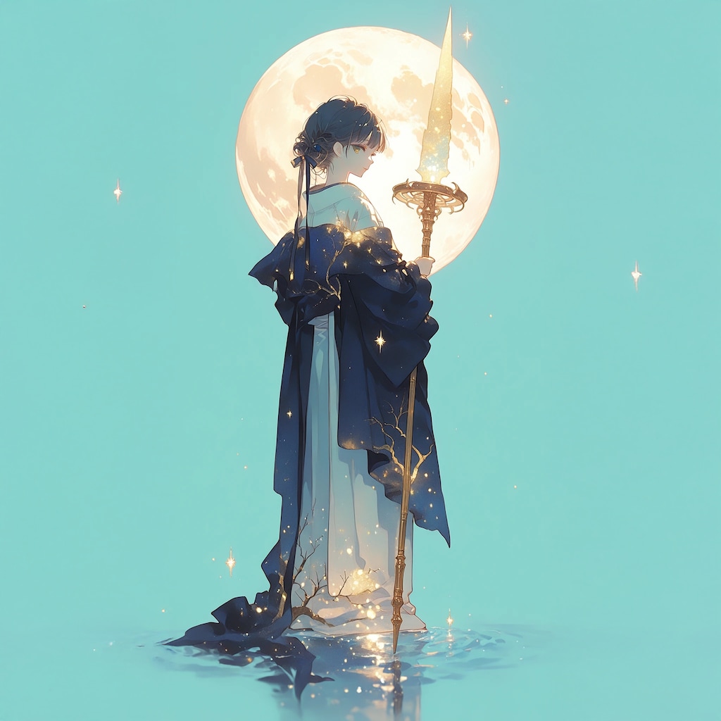 【作りすぎたでござる】月と着物