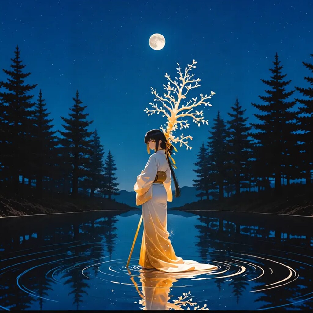 【作りすぎたでござる】月と着物