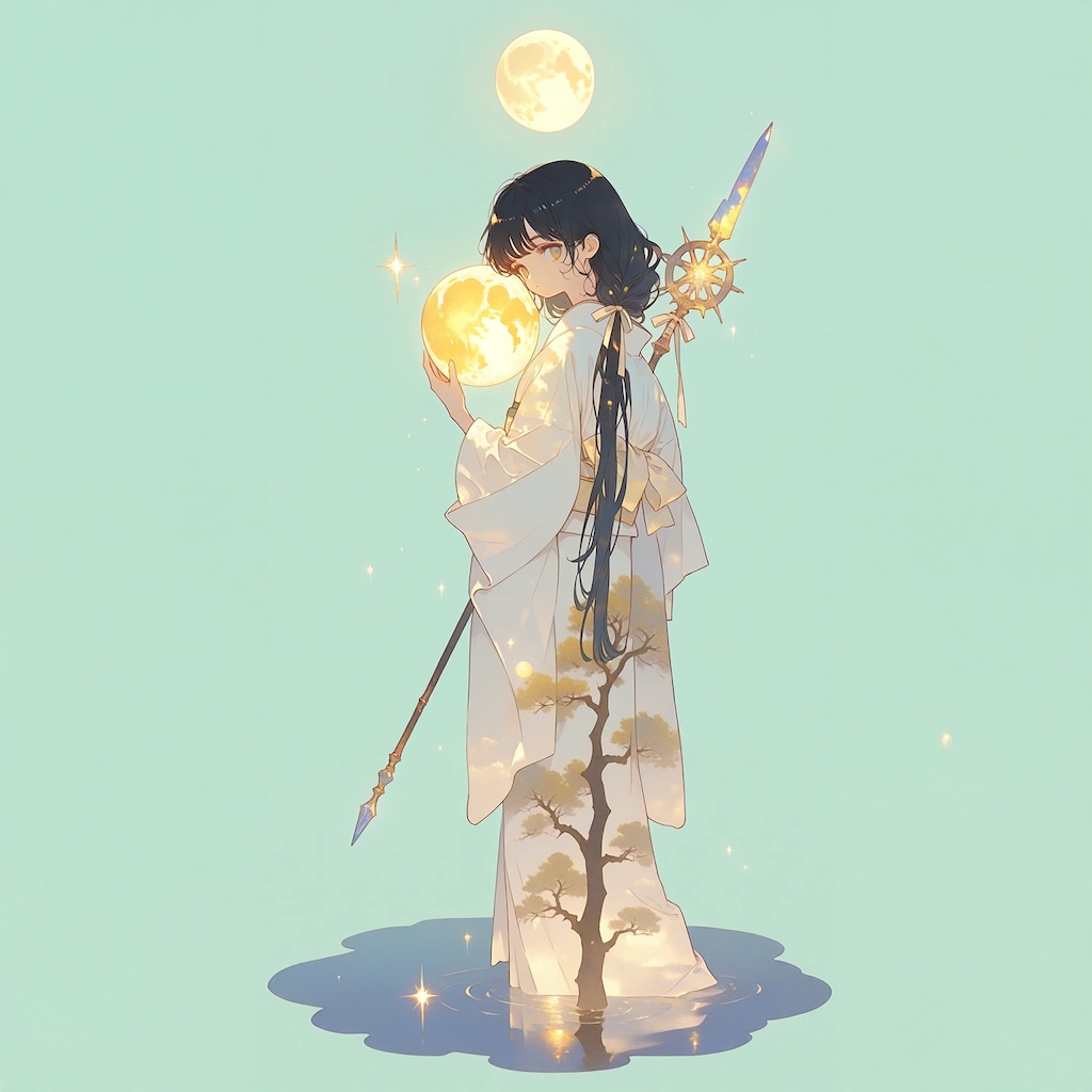 【作りすぎたでござる】月と着物