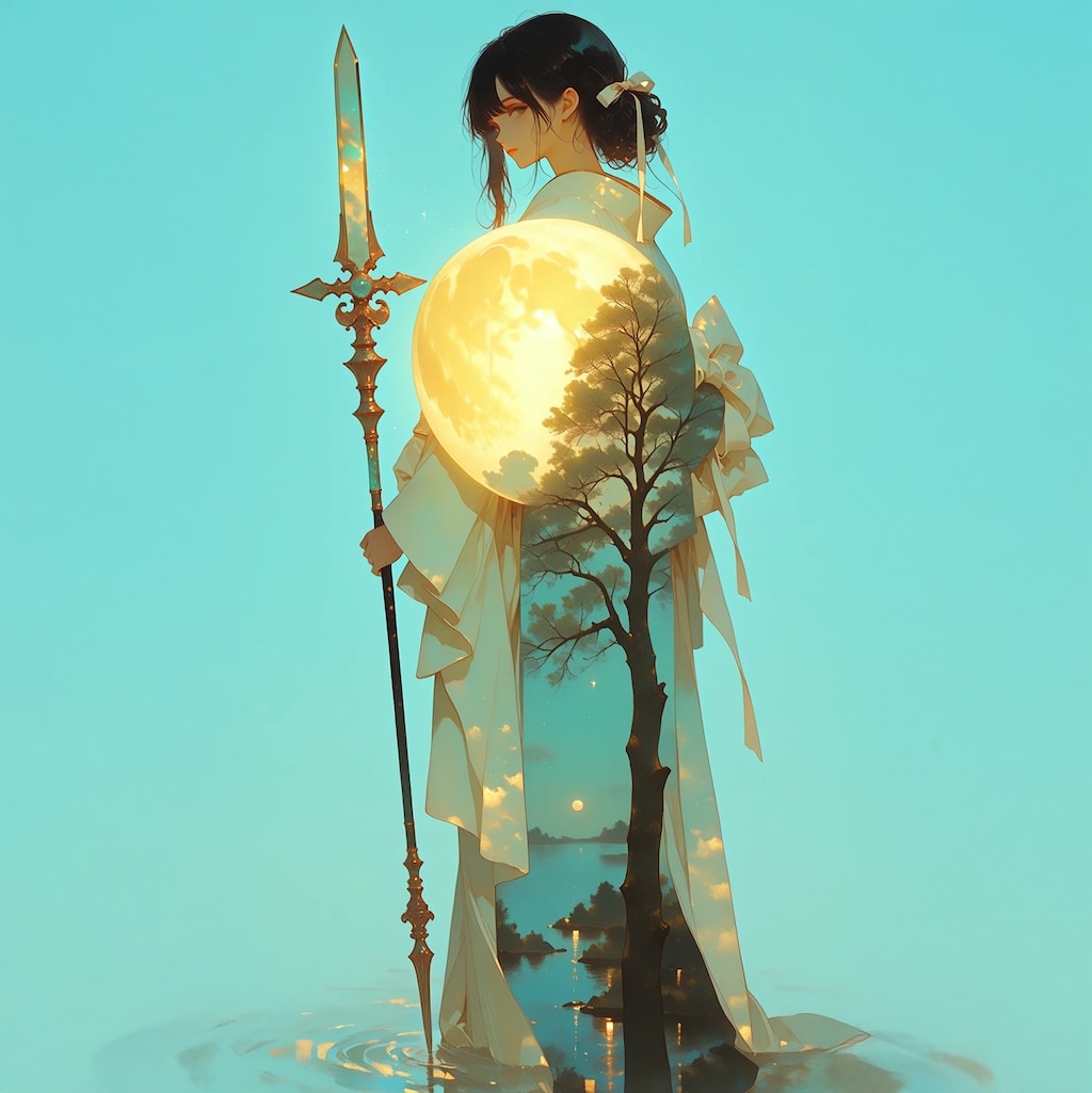 【作りすぎたでござる】月と着物