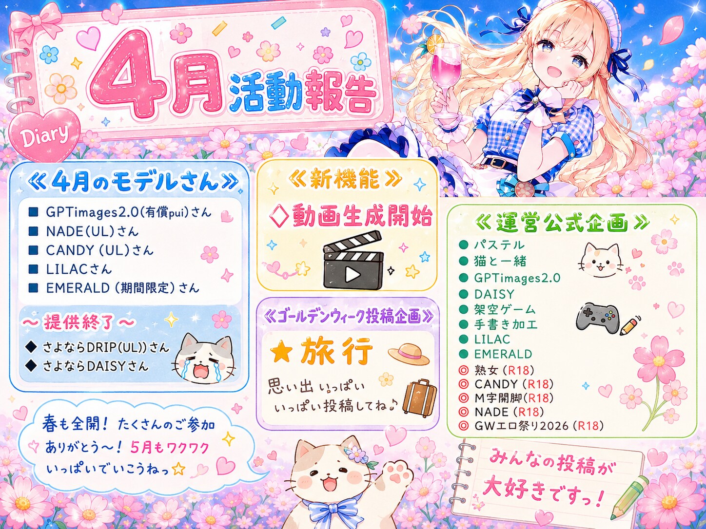 🌸４月活動報告