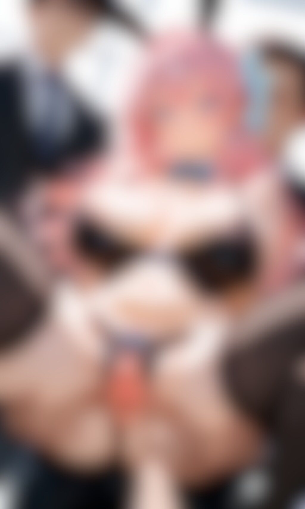 うさ耳バニーガールの格好で