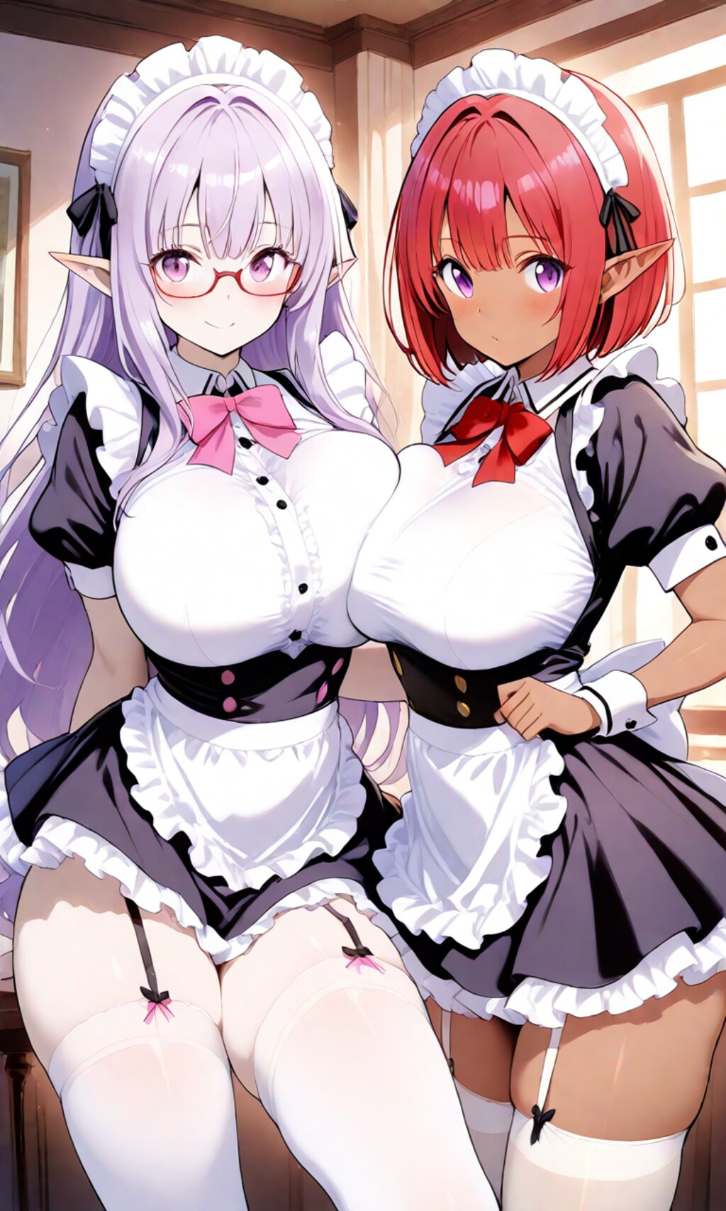 メイド服でお仕事中 【サンプル版】